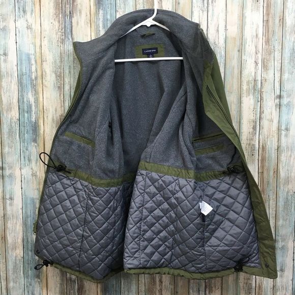 Lands End WindCheck Parka Fleece Lined Winter Coat - Picture 4 of 5